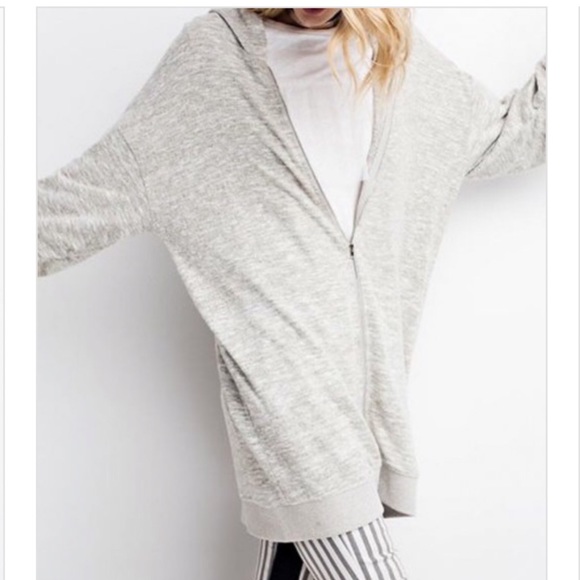 Oversized Zip Up Summer Tiger Hoodie Top - Picture 3 of 6